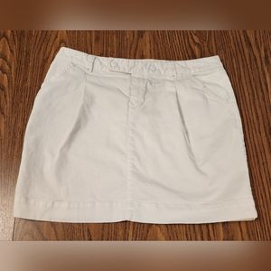 Lacoste White Denim Skirt